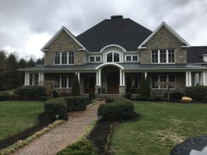 Gallery Timber Frame and Post & Beam Home Construction Before After Dormer Trusses and Iron Tied Columns3 Blue Ridge Post & Beam