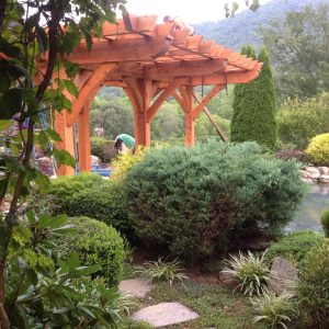 Timber Frame Pergola1