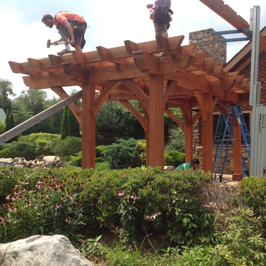 Timber Frame Pergola3