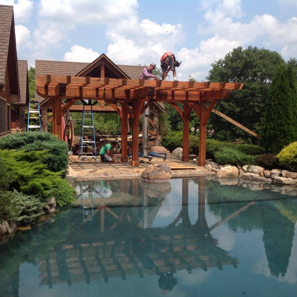 Timber Frame Pergola5