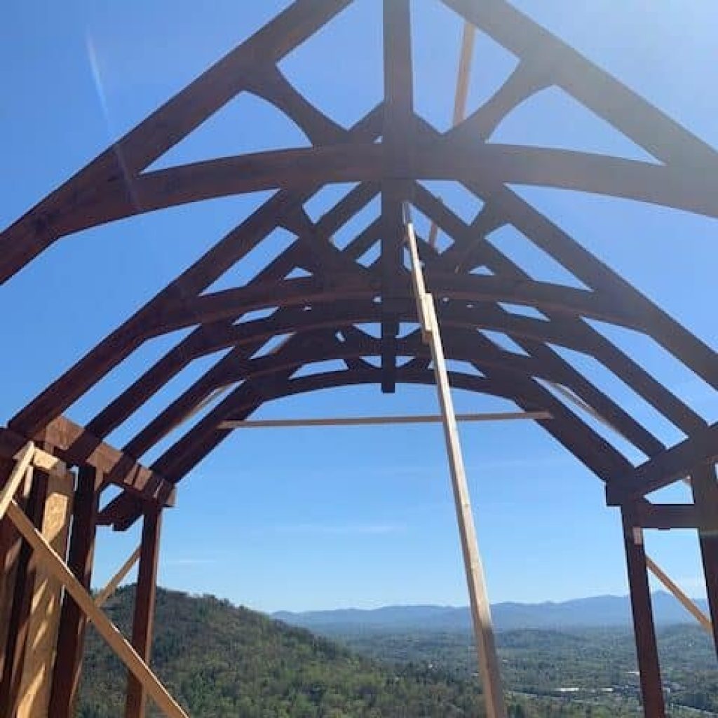 Work in progress - Blue Ridge Post & Beam
